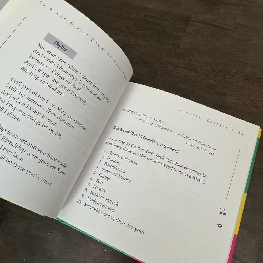 N/A girls’ book